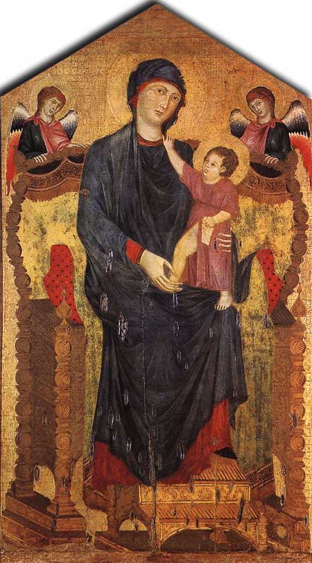 Madonna Enthroned with the Child, St Francis St. Domenico and two Angels 